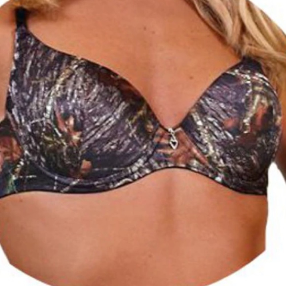 Mossy oak camo bra